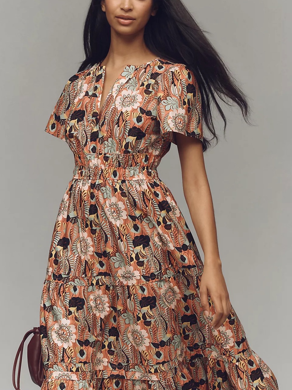 NWT Anthropologie The Somerset Maxi Dress Size 2X - Picture 3 of 8